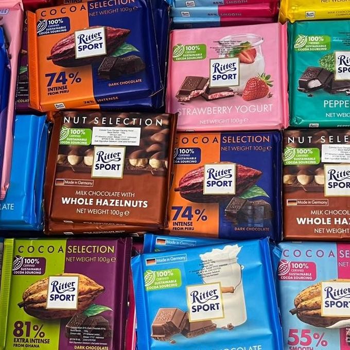 

Ready stok Terlaris [BUY1GET1] Rtrsport Chocolate 100gr - Exp.2026 - Snack, Food Ritter Coklat Sultan Sport Termurah