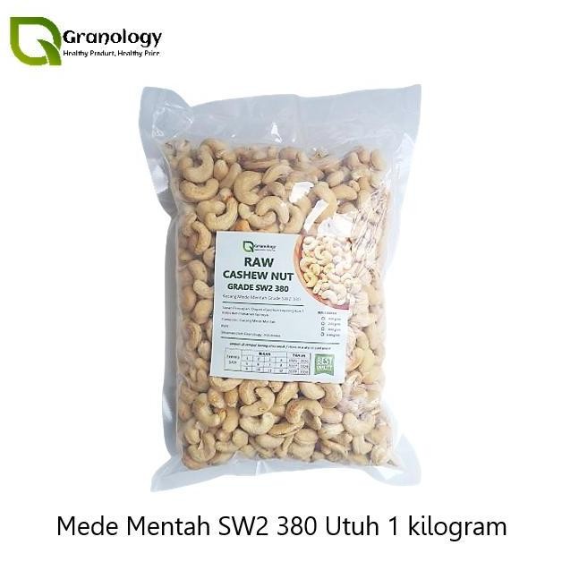 

Grosir Kacang Mede Mentah / Raw Cashew Nut (1 Kilogram) By Granology