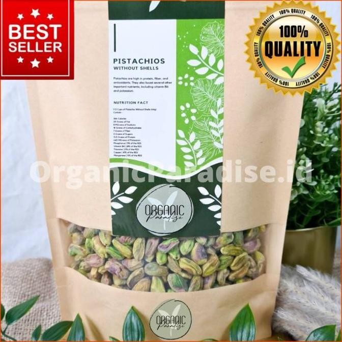 

Grosir Kacang Pistachio Panggang Tanpa Kulit 250 Gram
