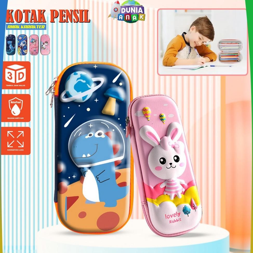 

Super Sale Kotak Pensil 3D Karakter Timbul Penyimpanan Alat Tulis Anti Air / Tempat Pensil Anak Sekolah Tk Import Dunia Anak A39