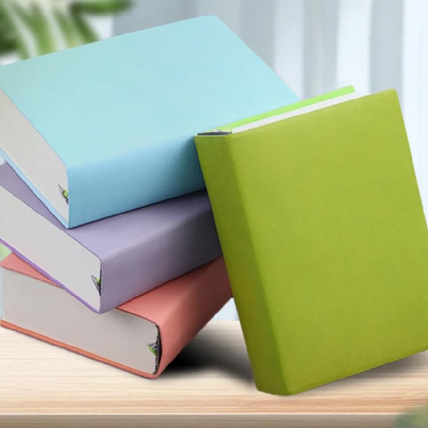 

720 Page Blank Inner Notebook, Soft Synthetic Leather Surface, Minimalist Drawing Book,Ultra Thick Notebook, Small And Fresh Diy