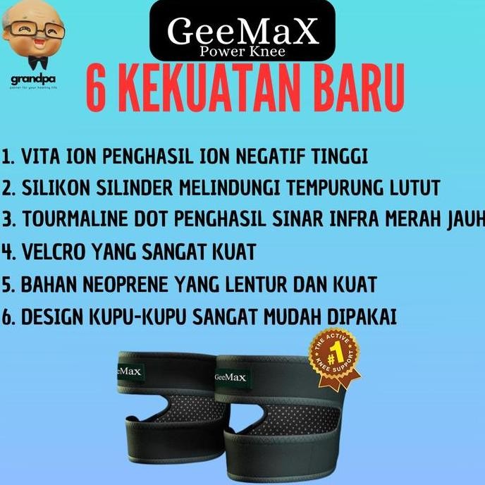 GeeMax new Geenoo Terapi Pelindung Lutut [terbaik]