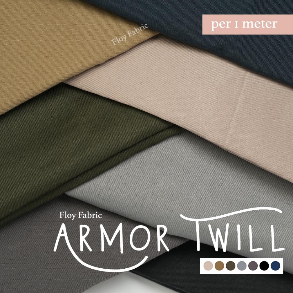YZ Floy Fabric ARMOR TWILL Bahan Celana Chinos PER 1 Meteran Kain Eceran