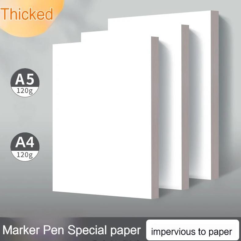 

A5/A4 Artist Drawing Paper 120Gsm 20/50Pcs Marker Pen Paper Opaque Color For Cartoon Animation Painting Art Students Supplies