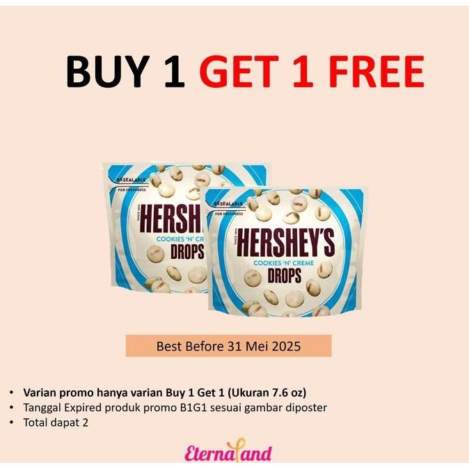 

Murah Hersheys Drops Chocolate - Cokelat Impor Usa