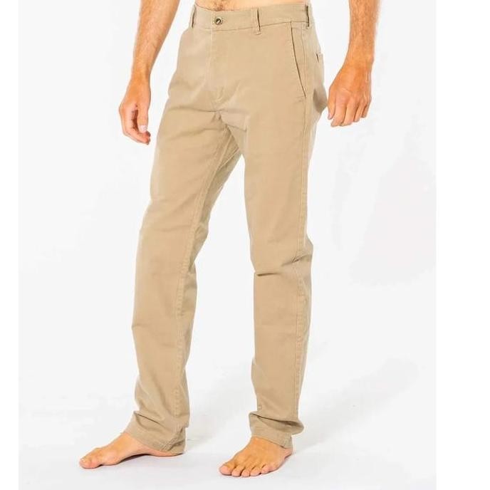 RIPCURL celana panjang chino dark khaki epic pant STRETCH NEW ORIGINAL 100%