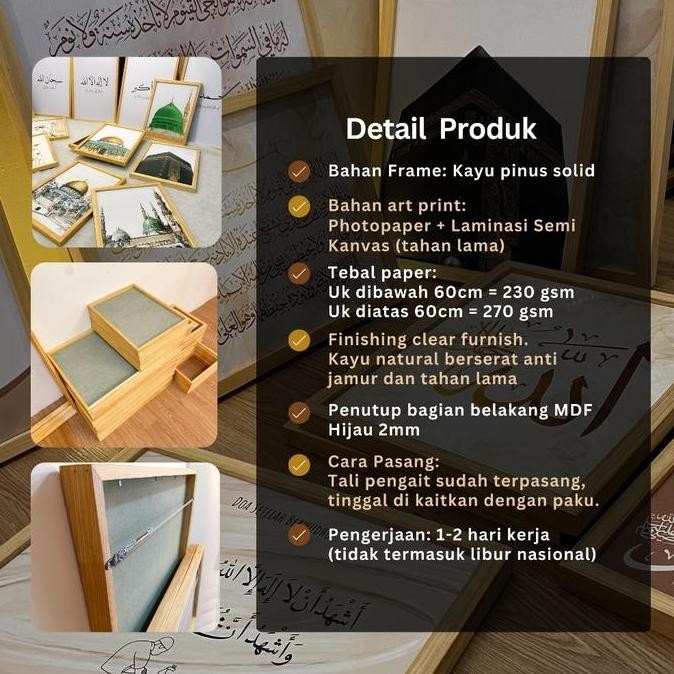 Spesial Hiasan Dekor Lukisan Masjid An Nabawi (The Green Dome) - Madinah - Masjid Kubah Hijau | Arti