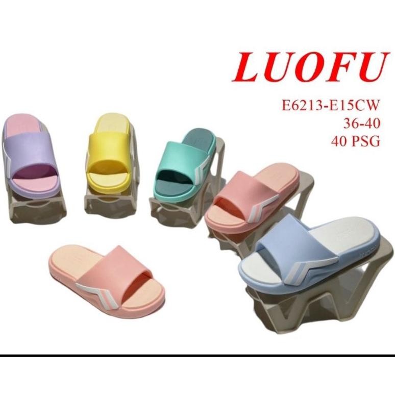 LUOFU E 6213-E15CW SANDAL SELOP WANITA