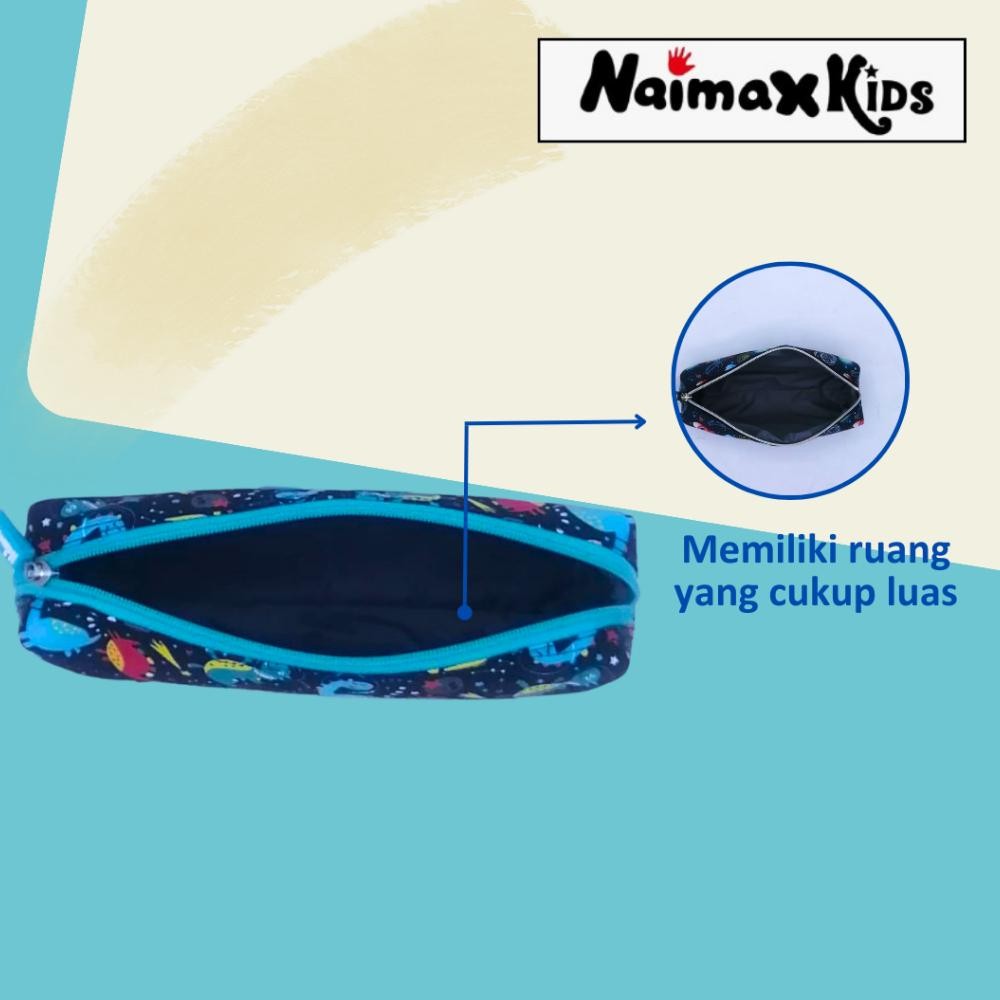 

Sd-46 Pencil Case Custom Nama | Naimax Kids Pencil Case Premium Laki Laki Perempuan Sd-46