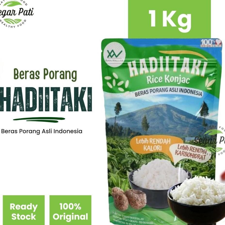

Hadiitai Bera Porang 1 G Hiratai Onjac Rice Rendah Al