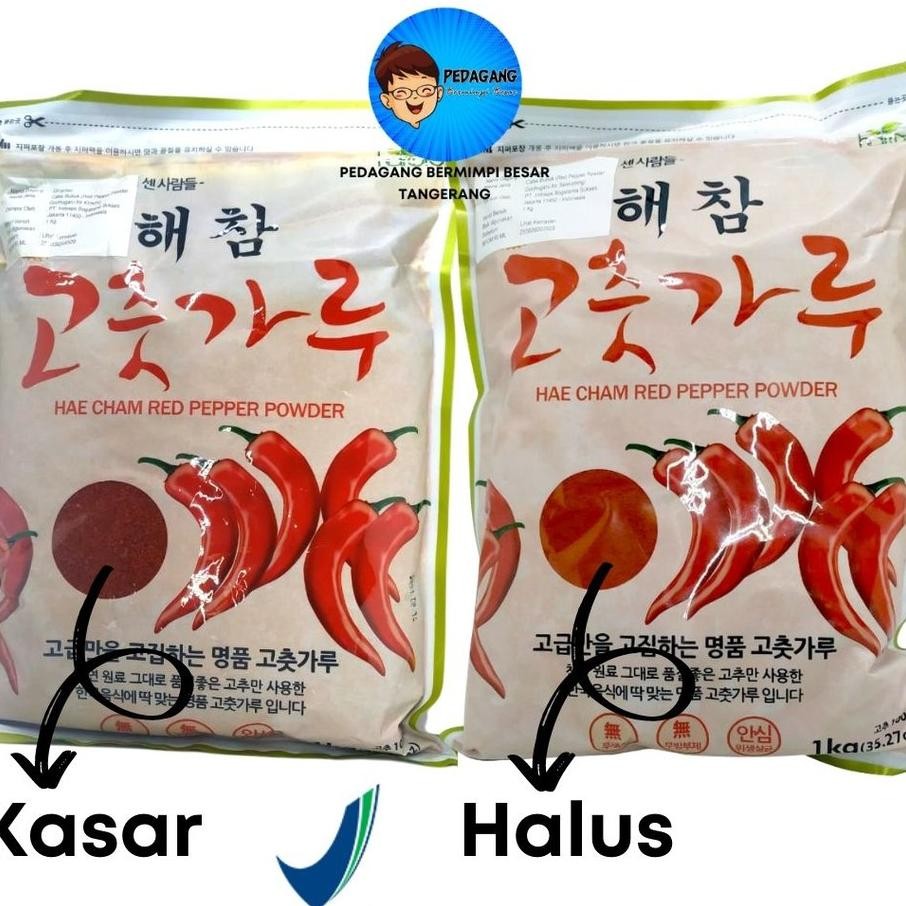 

Hae Cham Gochugaru 1G Bubu Cabai Orea Cabe Gochuaru