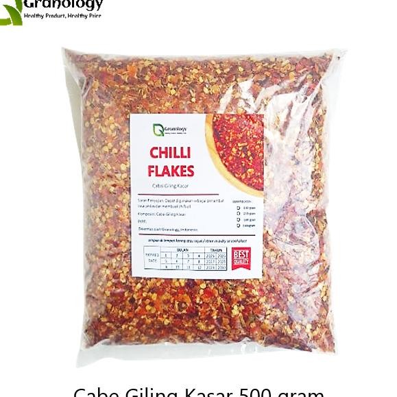 

Cabe Giling Aar Chili Flae Gram By Granology