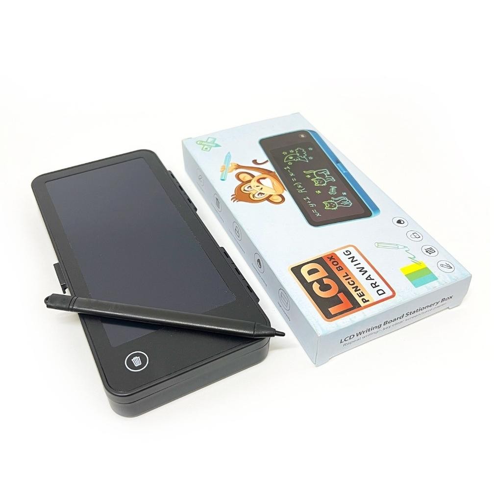 

My56 (Ks) Drawing Box Kotak Pensil Dan Papan Coret Kreatif Anak Dengan Digital Pad Edukasi My56