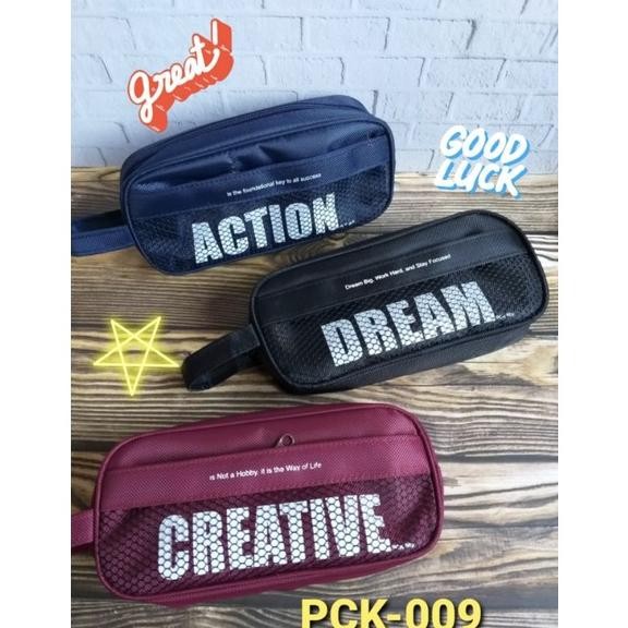 

Ex45 Kotak Pensil Kain Motif Remaja/Pencil Case Ex45