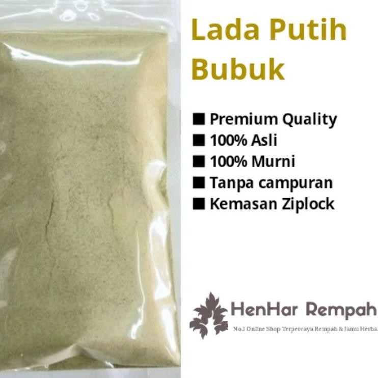 

Lada Putih Bubu White Pepper Powder 250 Gram