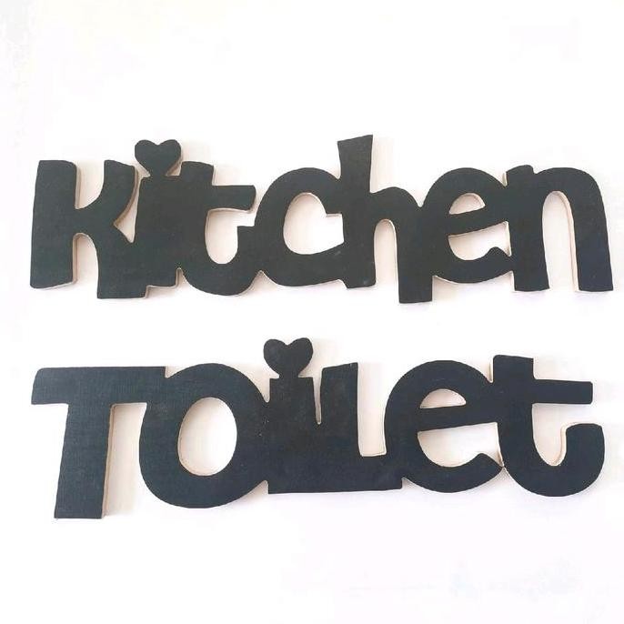 Miliki [Cod] Handmadeku -Dekorasi Gantung Aesthetic Tulisan Kitchen Dan Toilet