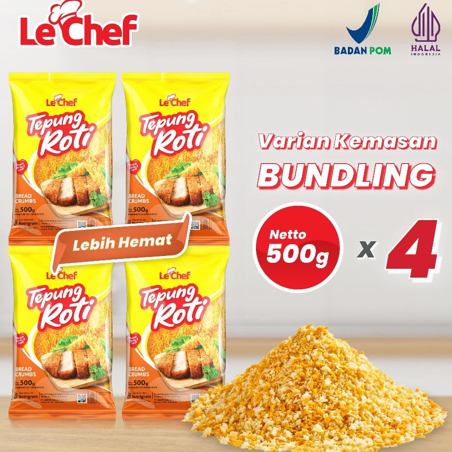 

Le Chef Tepung Roti Renyahnya Andalan Harumnya Menggoda Gr 4