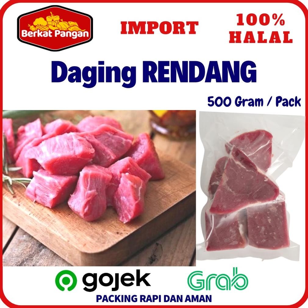 

Daging sapi rendang impor 500gr / Rump beef 500gr