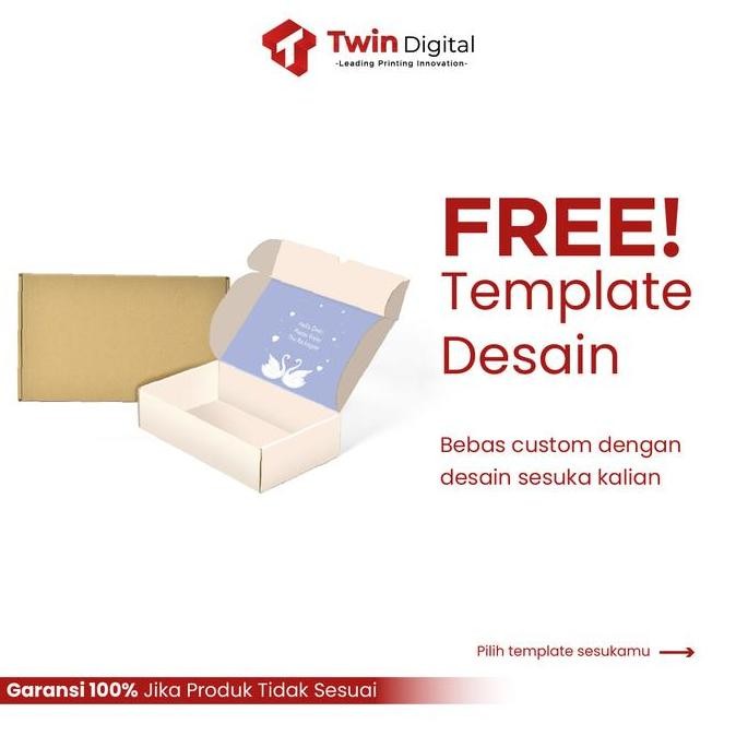 

Tersedia Custom Box Kardus / Hampers Box / Kardus Olshop / Corrugated Box - Mailer Box Uk 26X17X6 Cm
