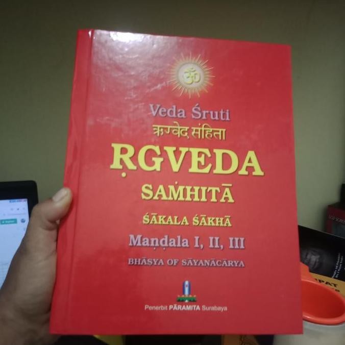 TERBARU - Buku Kitab RG Veda Reg Weda Samhita Jilid 1 2 dan 3 Agama Hindu