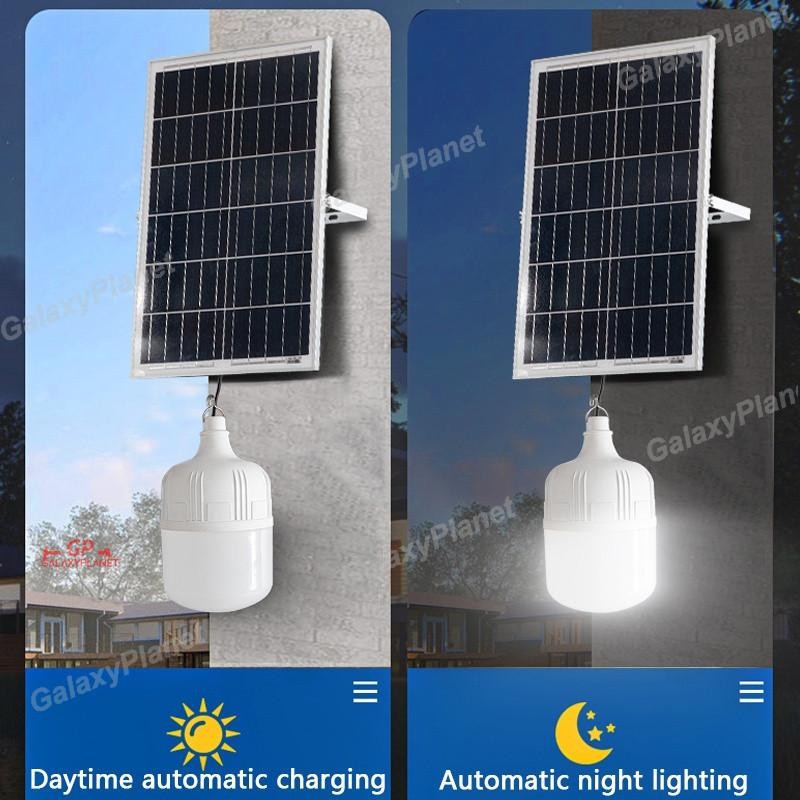 Lampu Tenaga Surya Lampu Tenaga Matahari Led Tahan Lama 12 Jam Lampu Portable Charge Lampu Bohlam Da