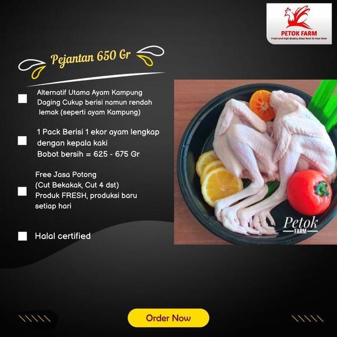 

HIW Ayam Pejantan / Ayam Jawa Ukuran 650 gr