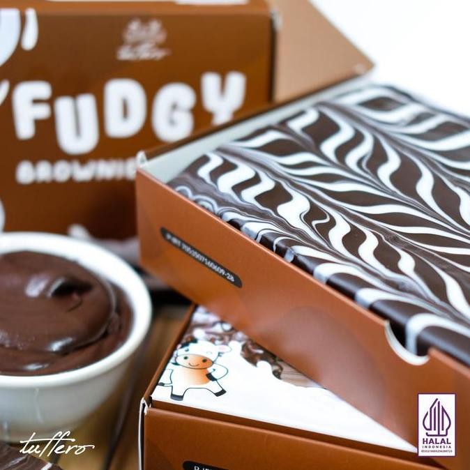 

HIW Brownies Marble Box Fudgy Cokelat Brownie