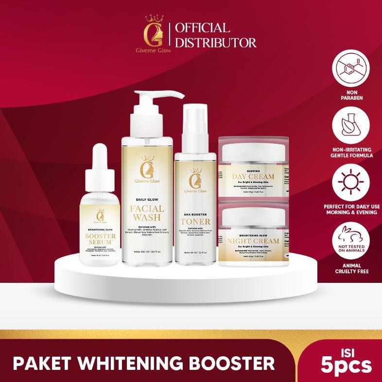 READY STOCK Glowing Pemutih Kulit Wajah 5x Lebih cepat SkinGlow Treatment Bpom