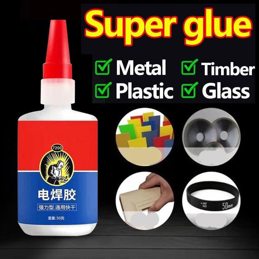 

Premium 50g Lem Las Elektrik Multifungsi Untuk Metal / Kayu / Keramik DIY High Quality