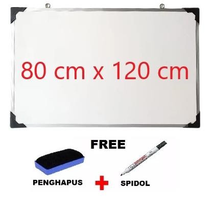 

READY PAPAN TULIS KANTOR UKURAN BESAR 80X120 FREE SPIDOL DAN PENGHAPUS