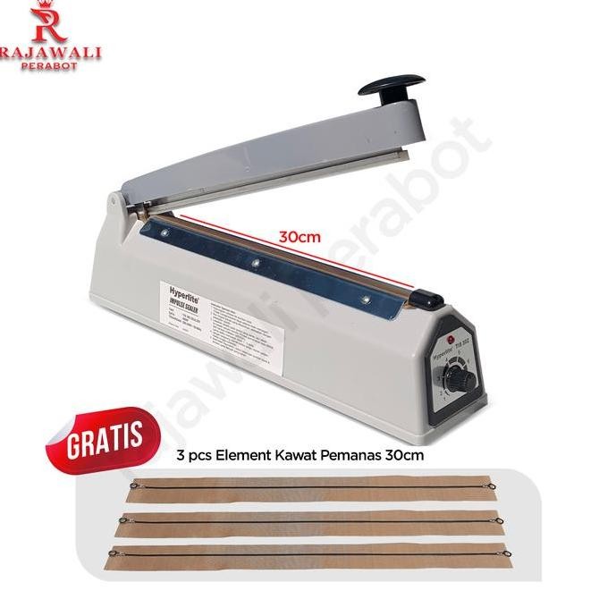 Impulse Sealer ARASHI Alat Press Plastik 30 cm Sealer makanan