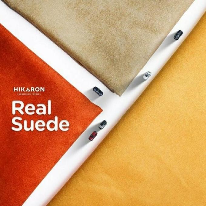 Real Suede : Kain Sofa Microfiber Hikaron - Kain Interior Suede Co