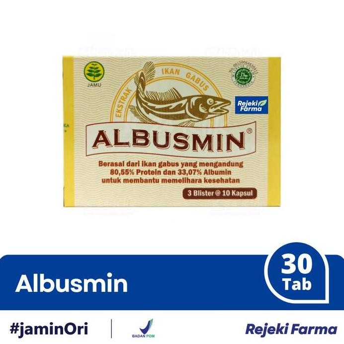 

Terlaris Albusmin Ekstrak Ikan Gabus 30 Kapsul - Vitamin Daya Tahan Tubuh