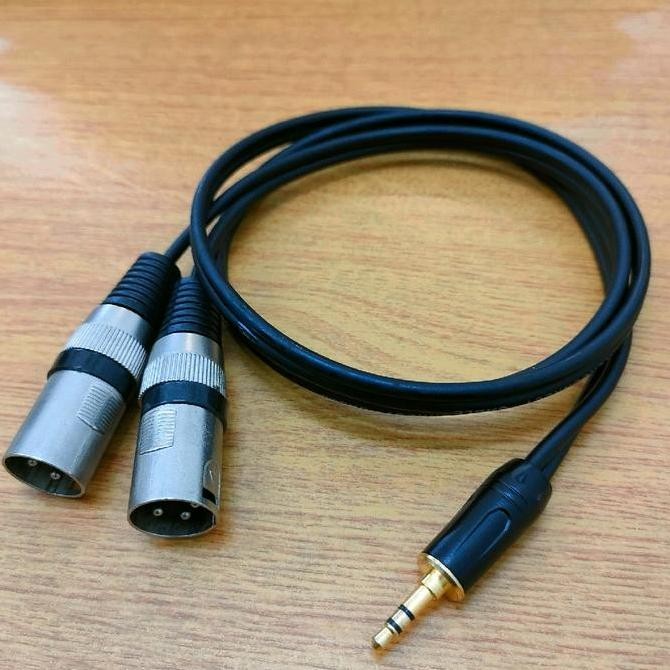 Kabel Audio Mixer Jack Xlr Canon Cowo To Jack 3.5Mm  / Kabel Audio Mixer Jack 3.5Mm To Xlr Canon Cow