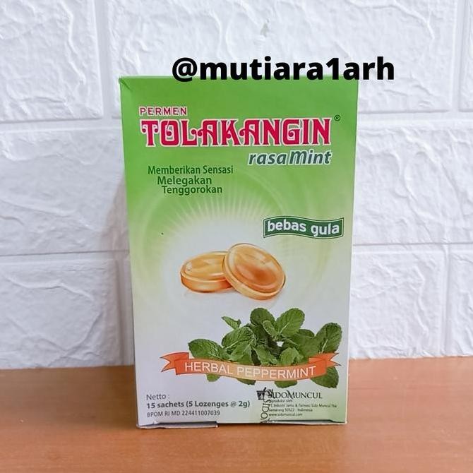 

HIW TOLAK ANGIN PERMEN BEBAS GULA BOX 15 SACHET