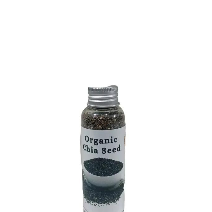 

Terlaris Chia Seed 70 Gram Black Chia Seed Mexico - Chia Hitam Bahan Gluten Masakan Wijen Sesame