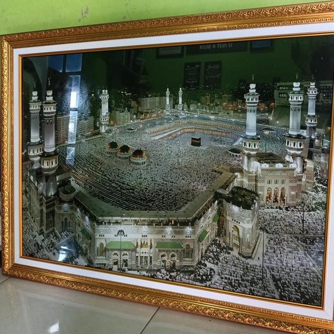 Miliki Hiasan Dinding Kabah Lampu Dan Murotal Qu'Ran