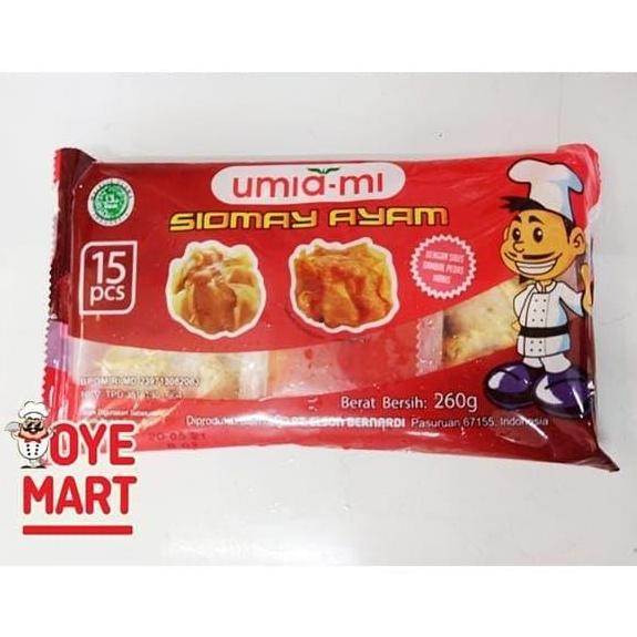 

HIW UMIAMI SIOMAY AYAM ISI 15 dilengkapi saus sambal pedas manis