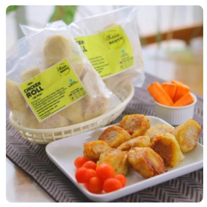 

HIW Egg Chicken Roll isi 10 Kaia Bento