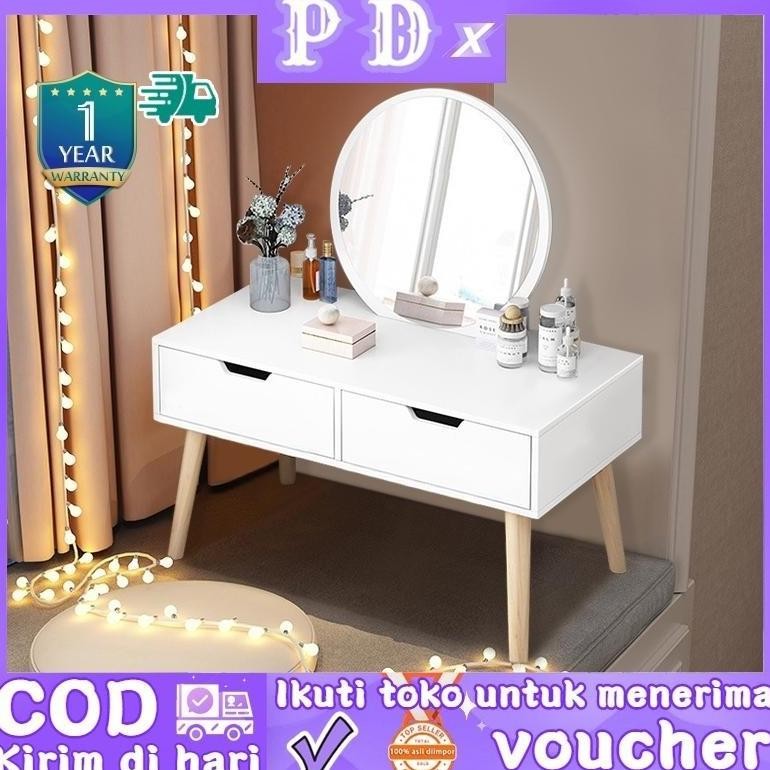 Cermin aesthetic/Meja rias/Meja rias minimalis/Meja rias aesthetic/Meja rias mini/Meja rias dinding 
