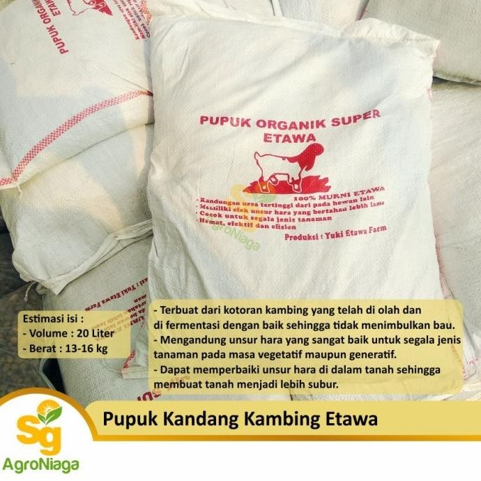 

Terlaris Pupuk Kandang Kompos Kambing Etawa Fermentasi Organik Halus Ori
