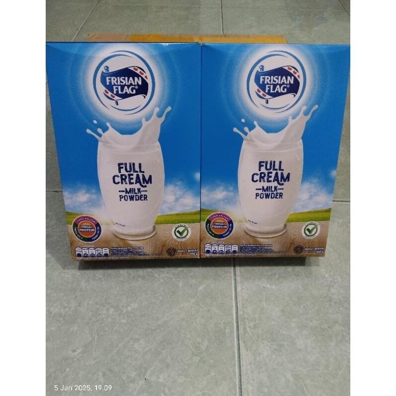 

NEW!!! 2Box@800g Susu Bubuk Instan Frisian Flag Full Cream Kompleta Vanilla Cokelat Milk Powder