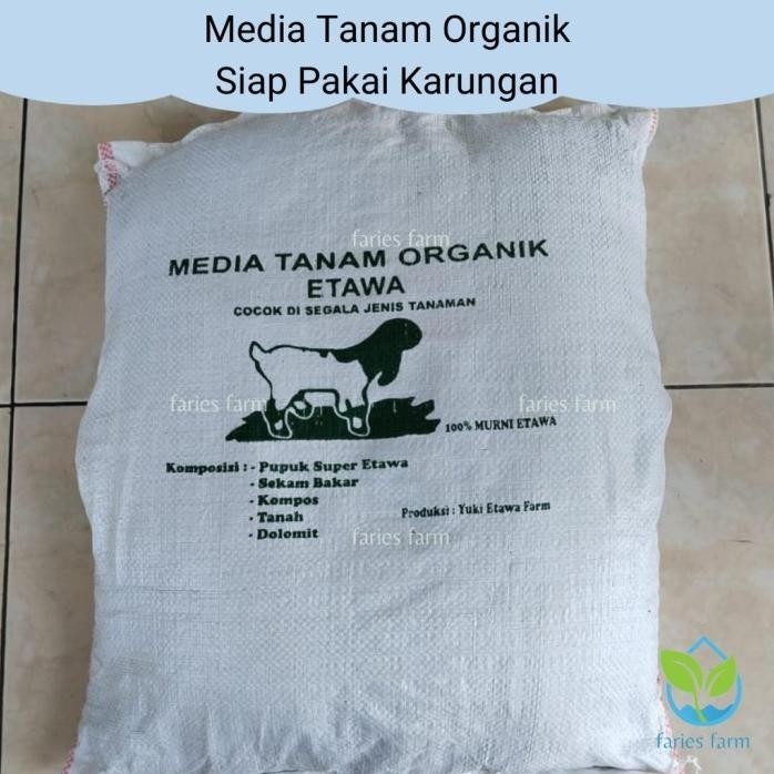 

Terlaris Premium Media Tanam Karung Lengkap Tanah Pupuk Kandang Cocopeat Sekam Poc
