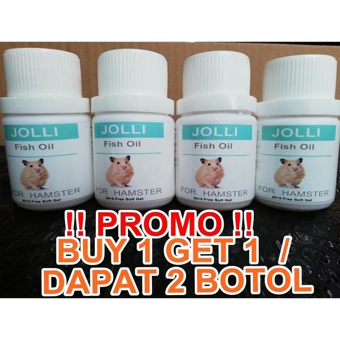 

Terlaris Minyak Ikan Hamster Fish Oil Jolli Joli Vitamin Hamster Suppleme