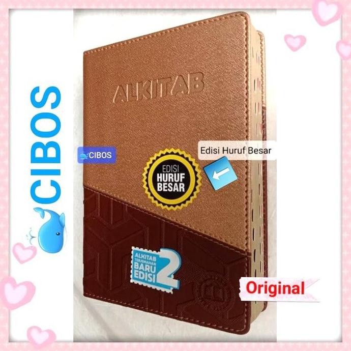 ready Alkitab Kristen EDISI HURUF BESAR. LAI. Manula Lansia. Usia lanjut.