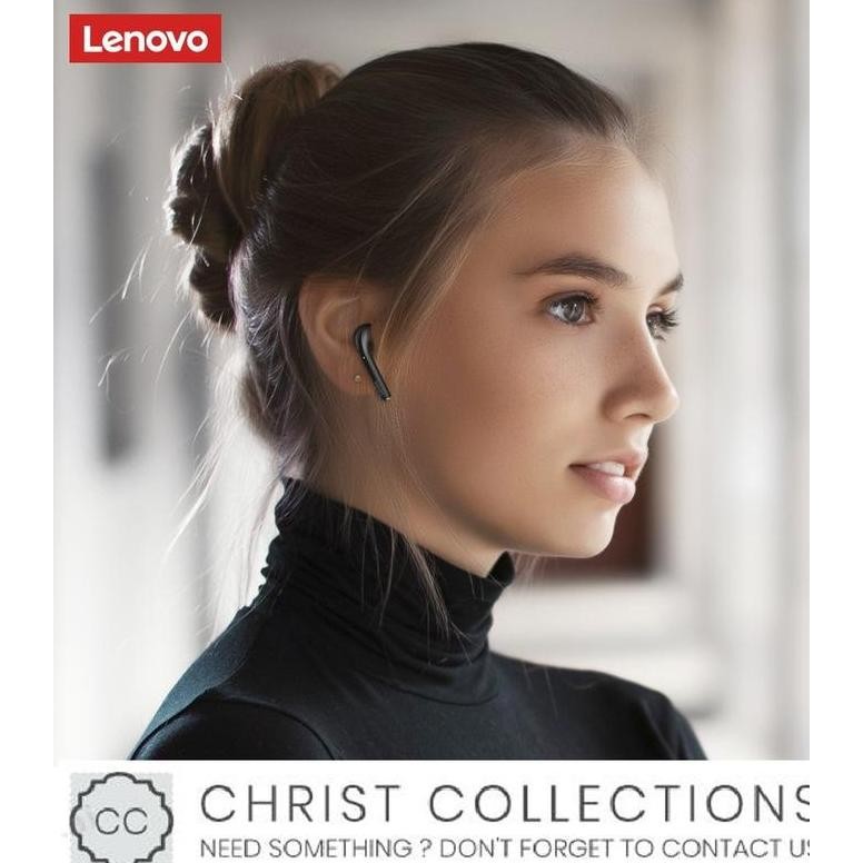 Lenovo True Wireless Bluetooth Earphone Mini Earbuds Tws With Enc Lp50 New Stok