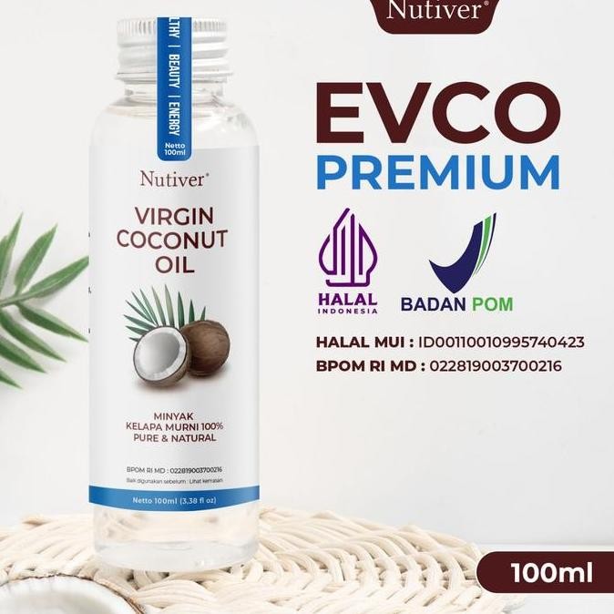 

NEW!!! Nutiver Extra Virgin Coconut Oil / Premium VCO 100ML - Minyak Kelapa