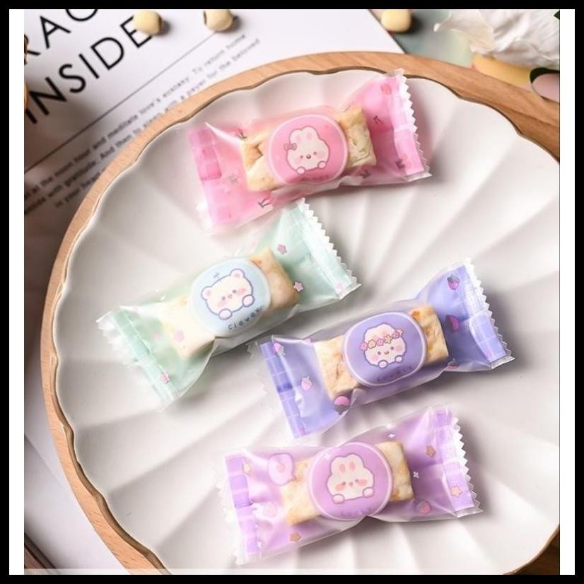 

PLASTIK NOUGAT PERMEN LUCU 4X9.5CM PLASTIK SEALER PERMEN KAWAII