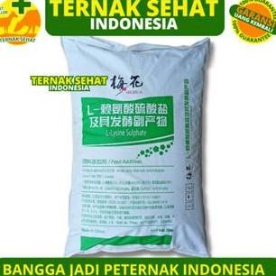 Terlaris Lysine 25 Kg Lysine Sul Fate 70% Meihua Sak Hijau - Lisin Lysin Lisine Leusin Suplemen Vita