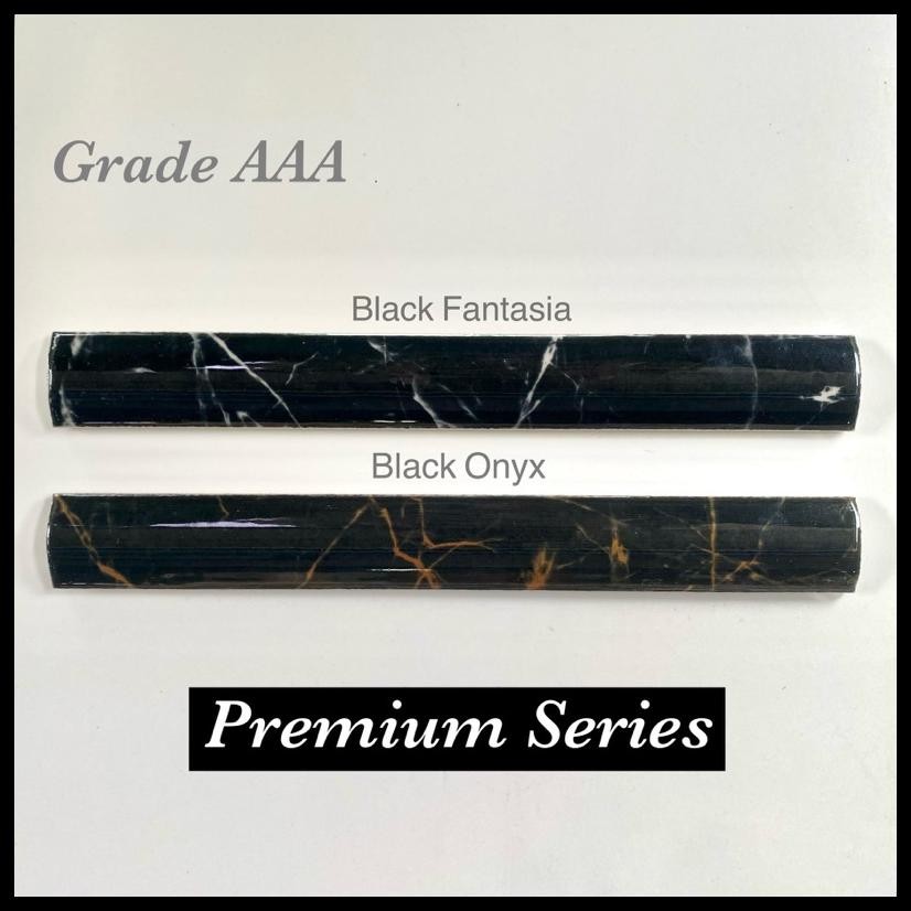 LIST KUKU MACAN KERAMIK GRANIT 20CM MARBLE ONYX / BON BON KERAMIK / LIST TANGGA / LIS PINGGIRAN KERA